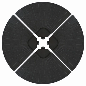 Sunnydaze Cantilever Offset Patio Umbrella Base Plate Weights - Set of 4outdoor patio furniture set