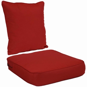 Sunnydaze Deep Seat Cushion Set with Back and Seat Cushionoutdoor patio furniture set