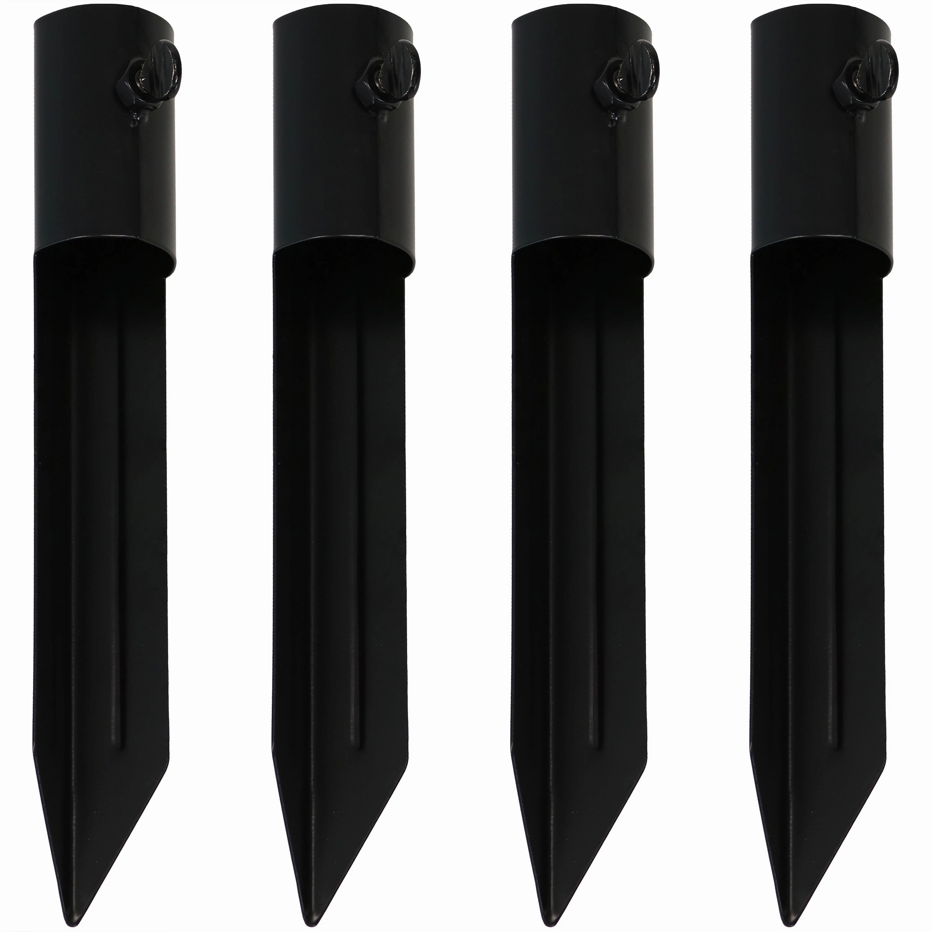 Sunnydaze Heavy-Duty, Steel Torch Stakes for Outdoor Lights or Torches
