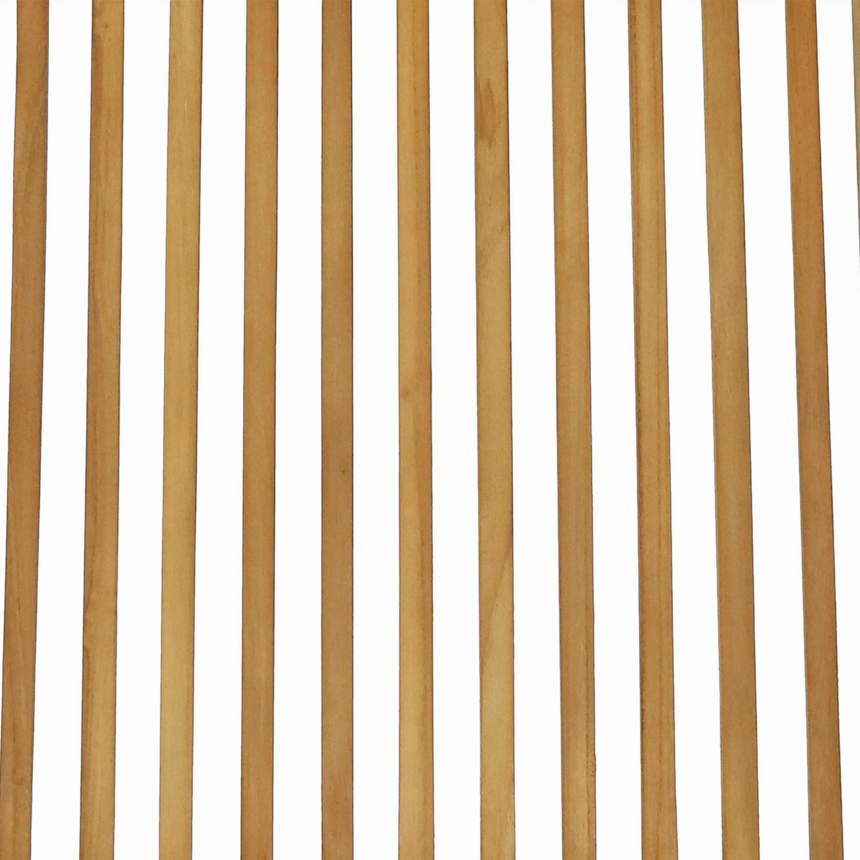 Sunnydaze Hyannis Teak Outdoor Folding Patio Chair with Slat Back