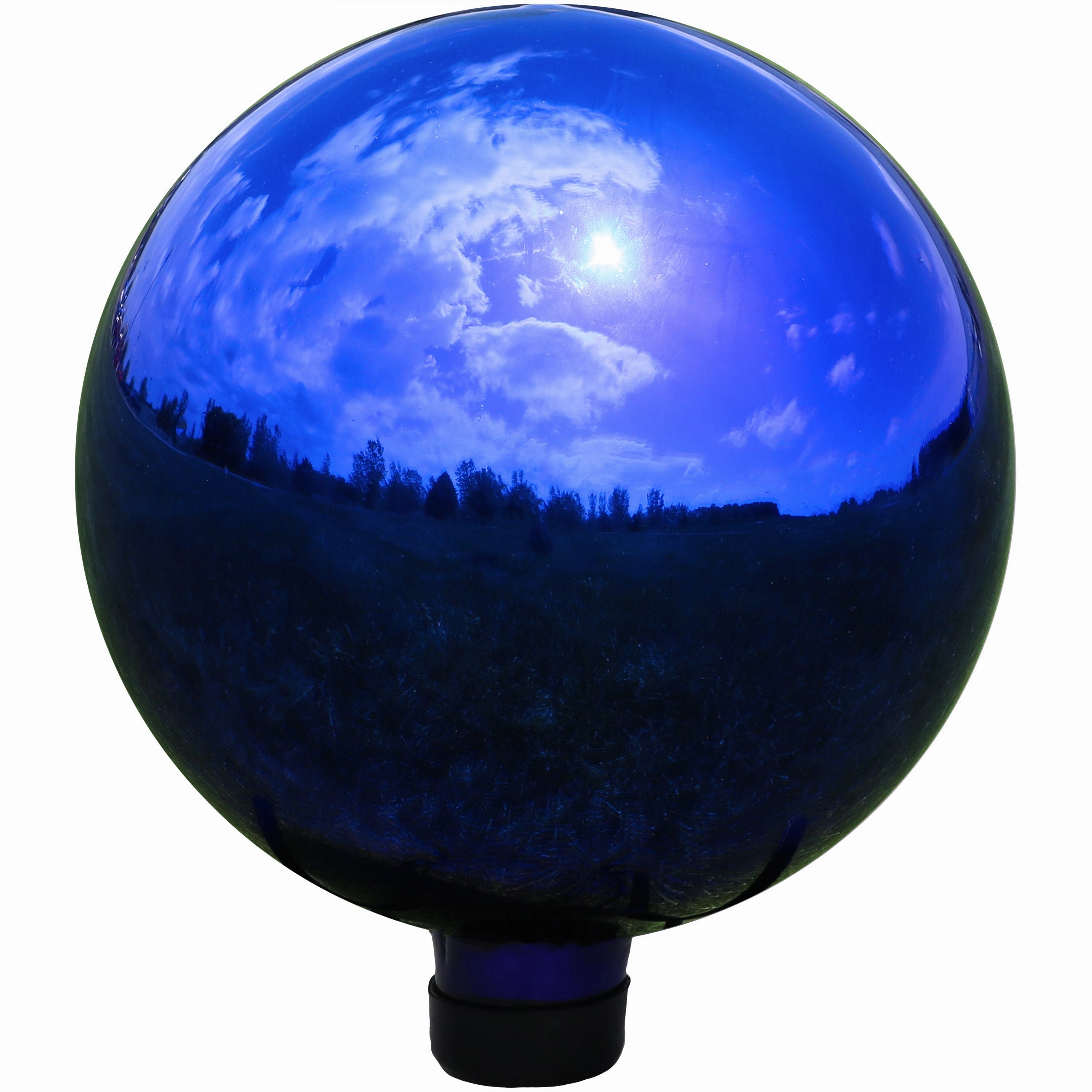 Sunnydaze Mirrored Glass Gazing Globe - 10"