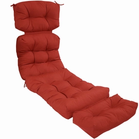 Sunnydaze Olefin Tufted Outdoor Chaise Lounge Chair Cushionoutdoor patio furniture set