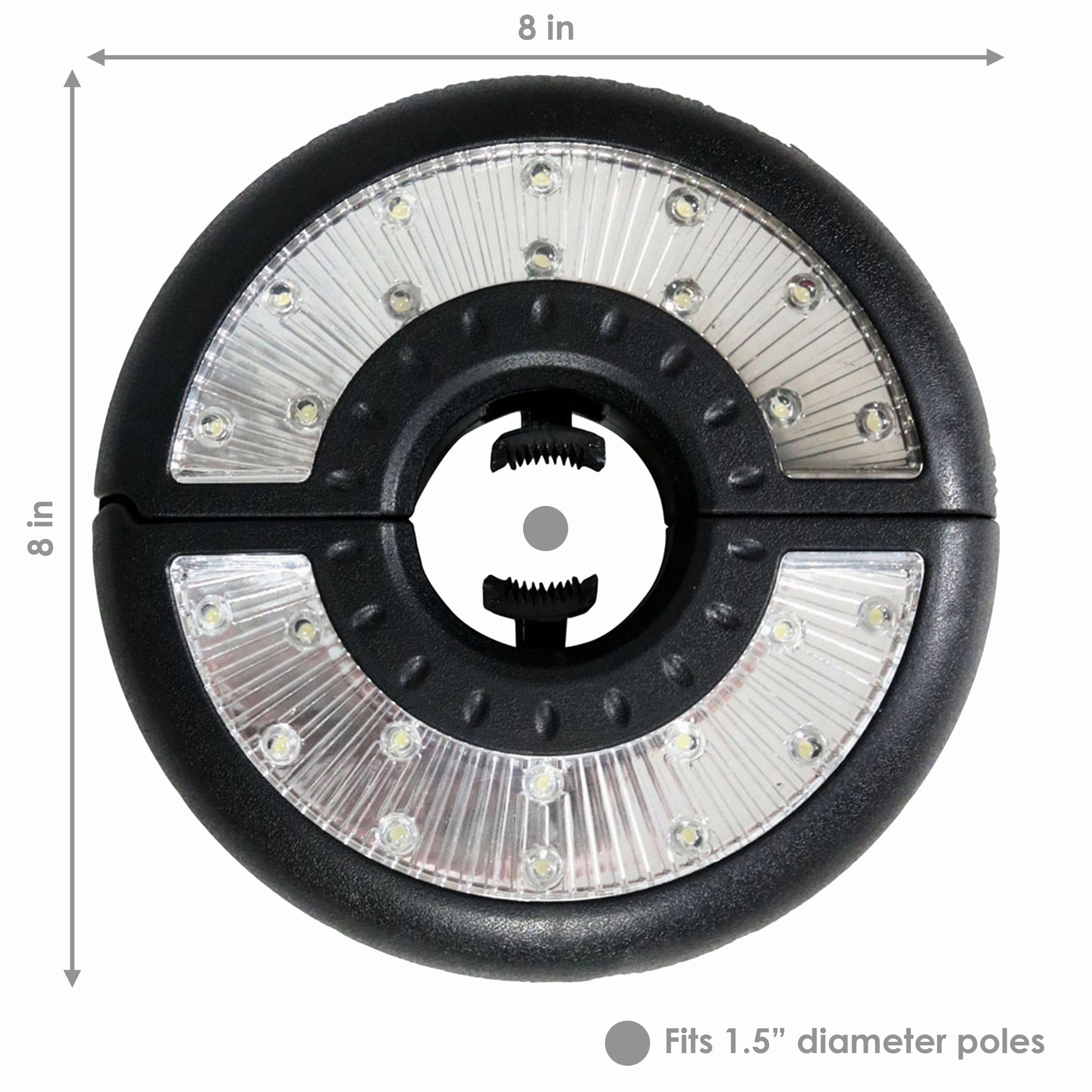 Sunnydaze Outdoor Battery-Powered Patio Umbrella LED Lights