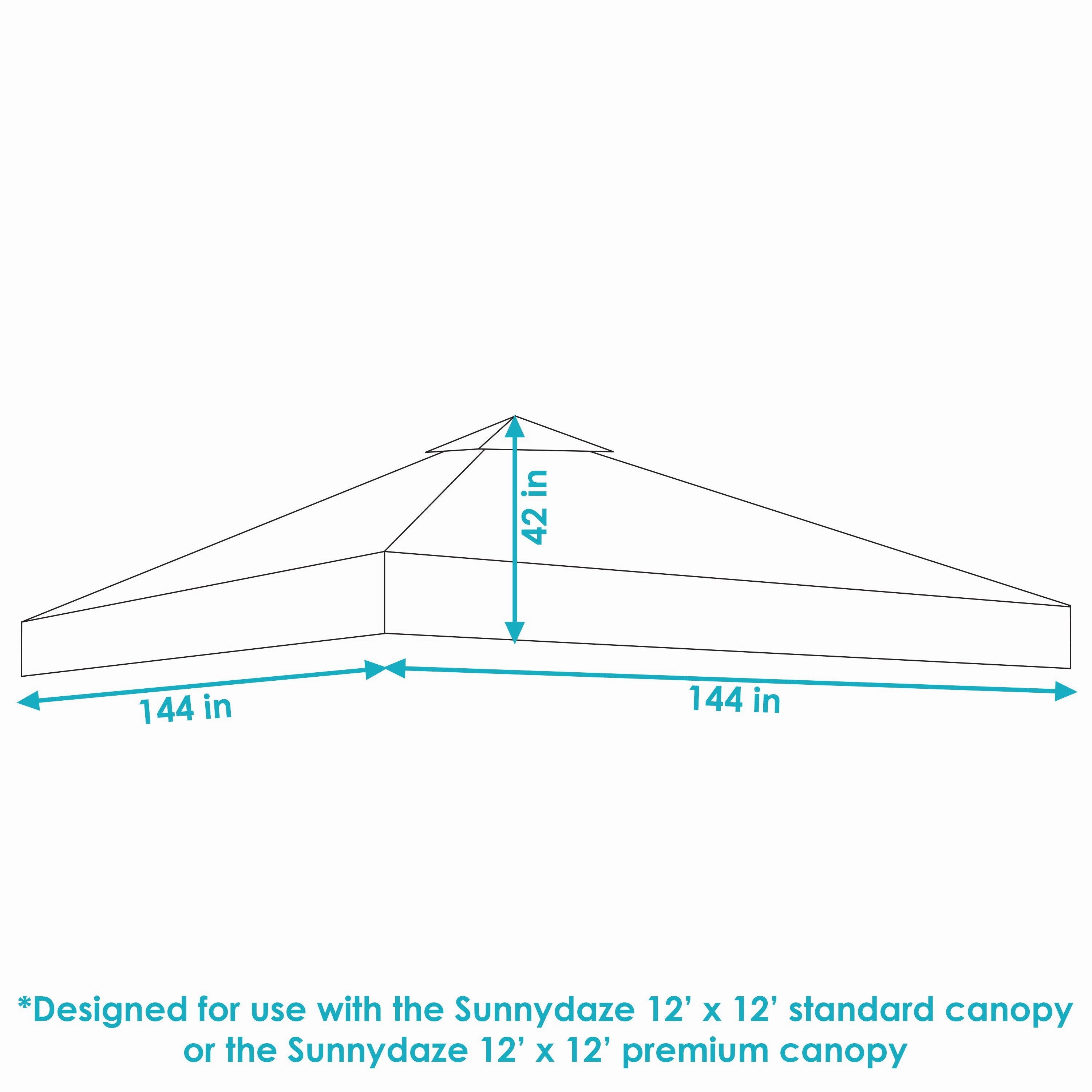 Sunnydaze Premium Oxford Fabric Pop-Up Canopy Shade with Vent