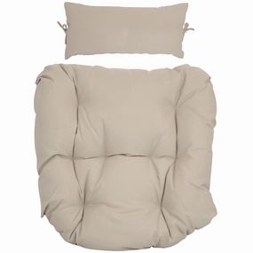 Sunnydaze Replacement Seat Cushion and Headrest Pillow for Danielle Egg Chairoutdoor patio furniture set