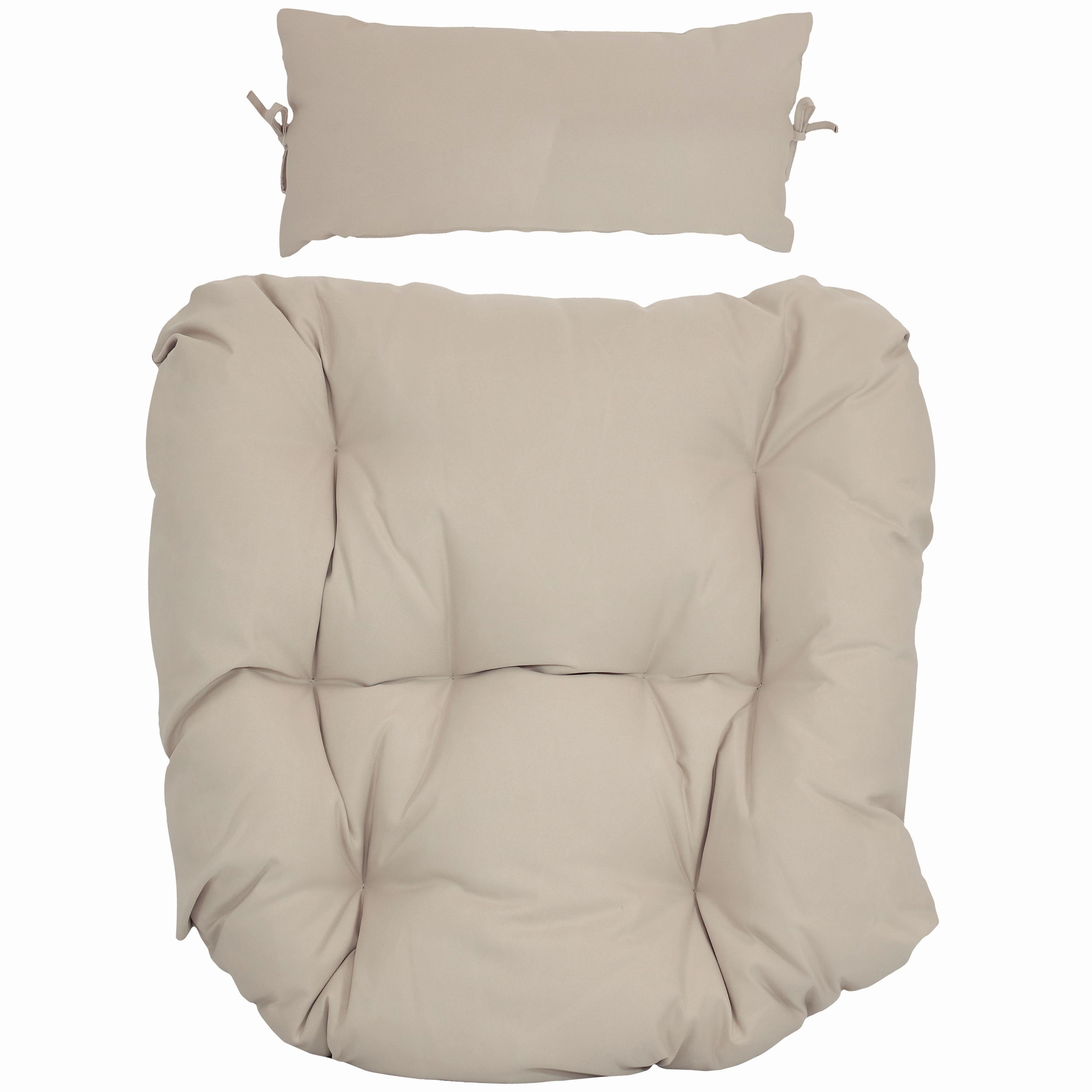 Sunnydaze Replacement Seat Cushion and Headrest Pillow for Danielle Egg Chairoutdoor patio furniture set