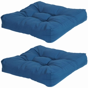 Sunnydaze Set of 2 Olefin Tufted Outdoor Square Patio Cushionsoutdoor patio furniture set