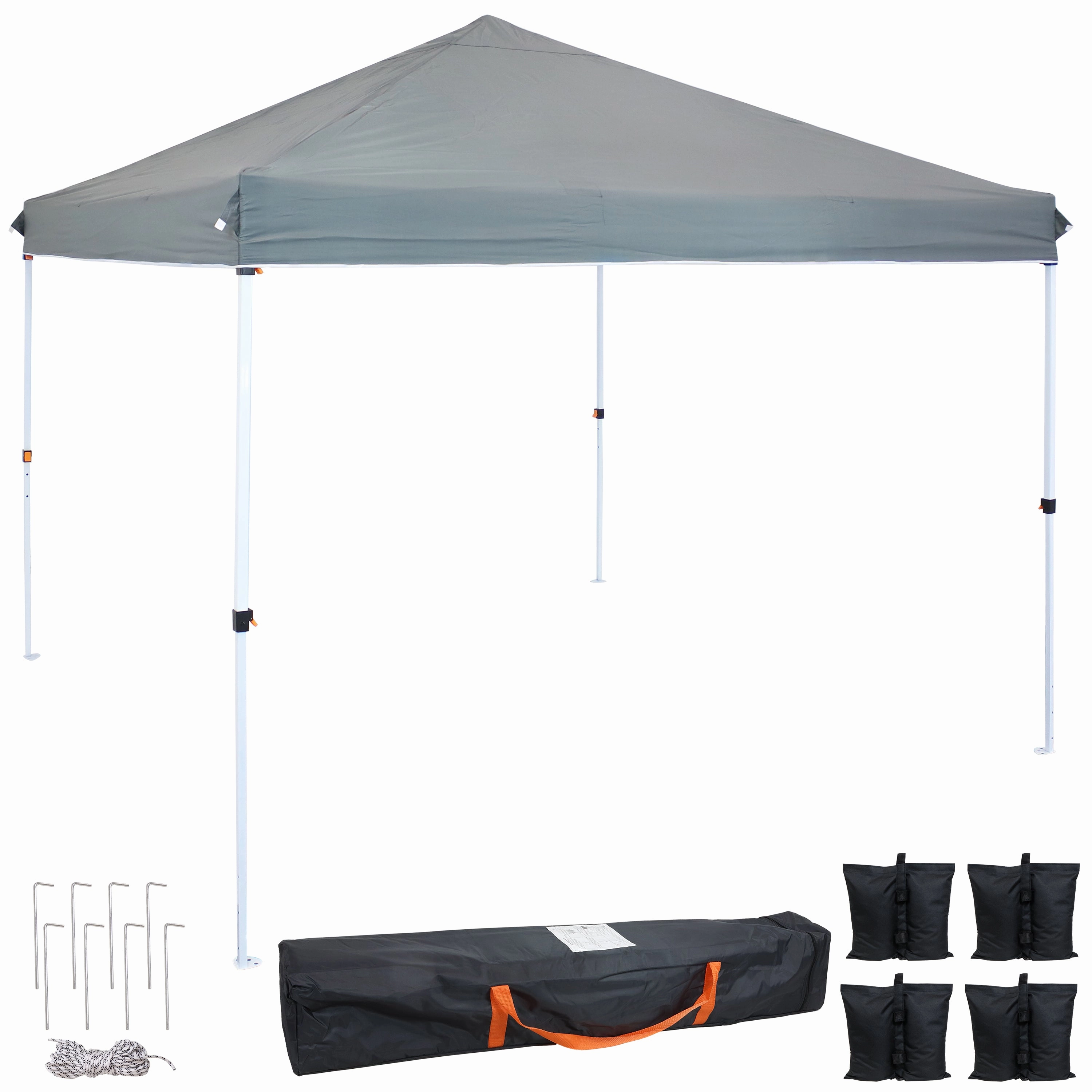 Sunnydaze Standard Pop-Up Canopy with Carry Bag and Sandbagsoutdoor patio furniture set