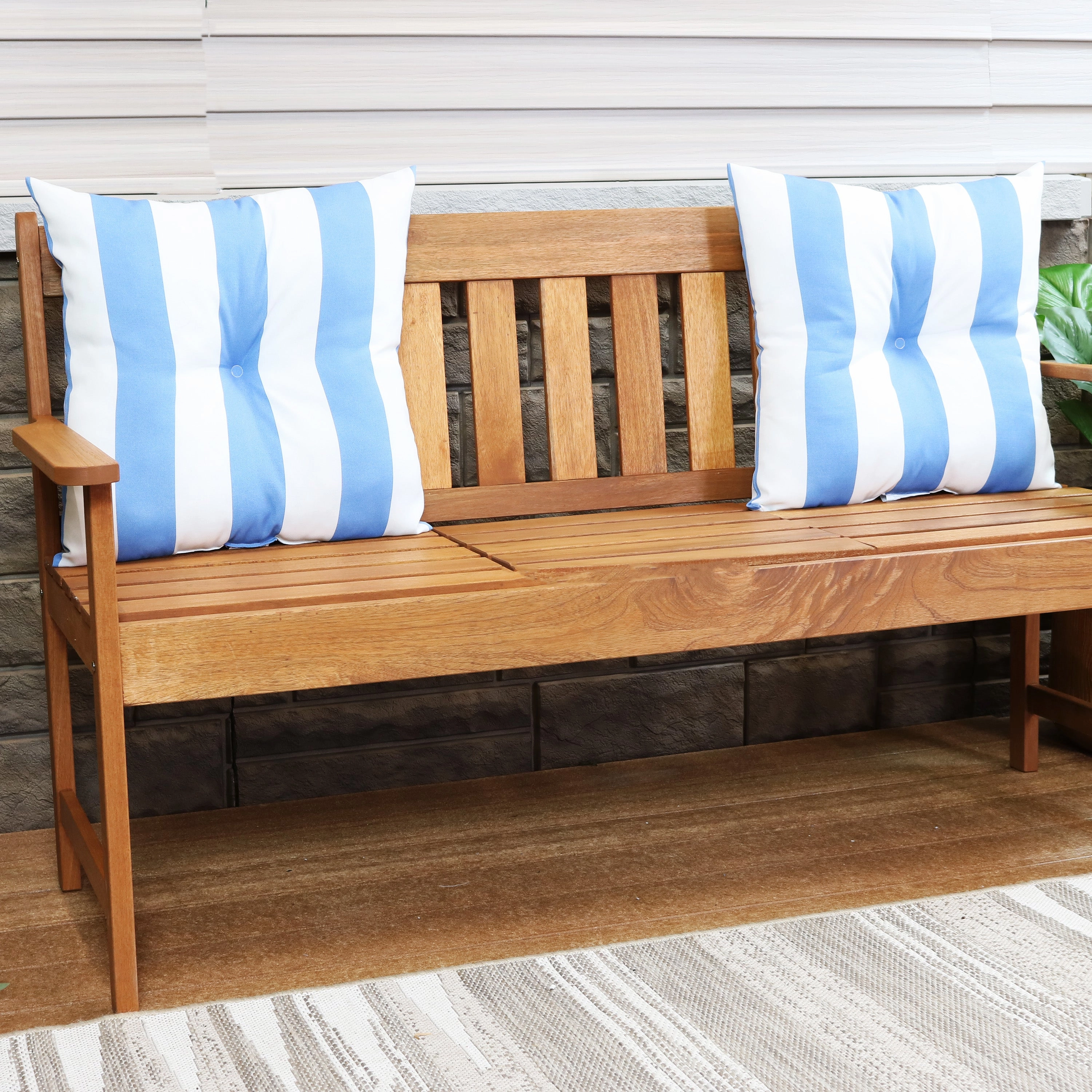 Sunnydaze Tufted Indoor/Outdoor Decorative Throw Pillows