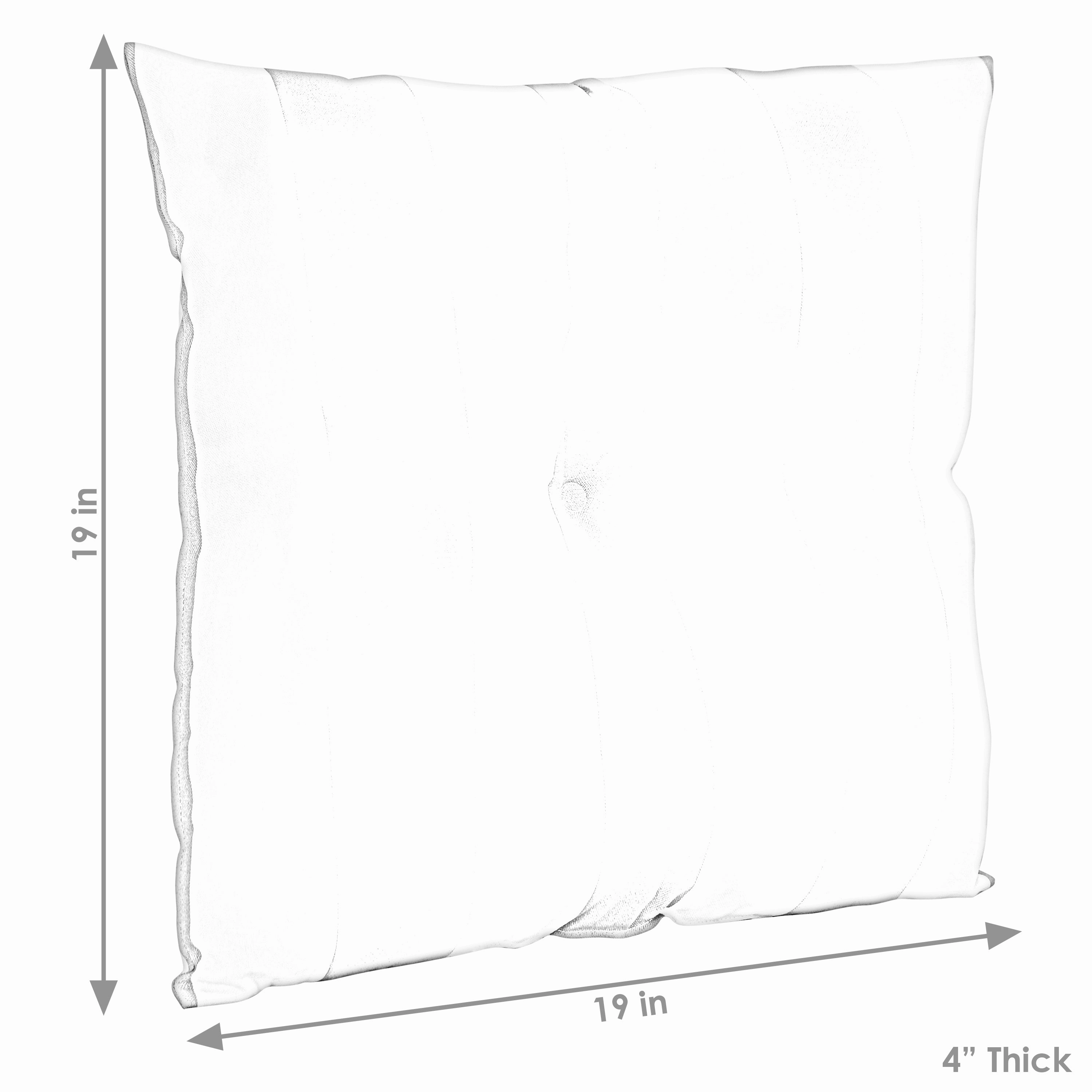 Sunnydaze Tufted Indoor/Outdoor Decorative Throw Pillows