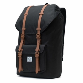 Mega Discount Today Herschel Little America Backpack - Black/Saddle
