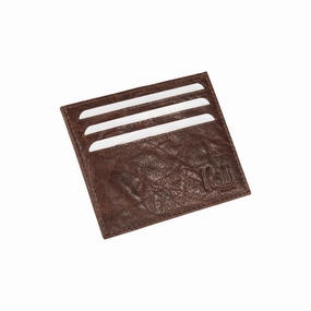 Save Big Today Online Deal Frenzy Kaili Mood Credit Card Holder Leather Dark Brown