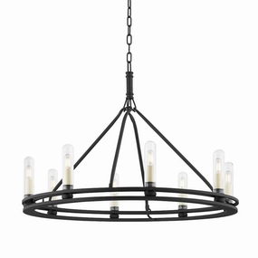 Sutton 8-Light Exterior ChandelierWeatherproof outdoor lighting