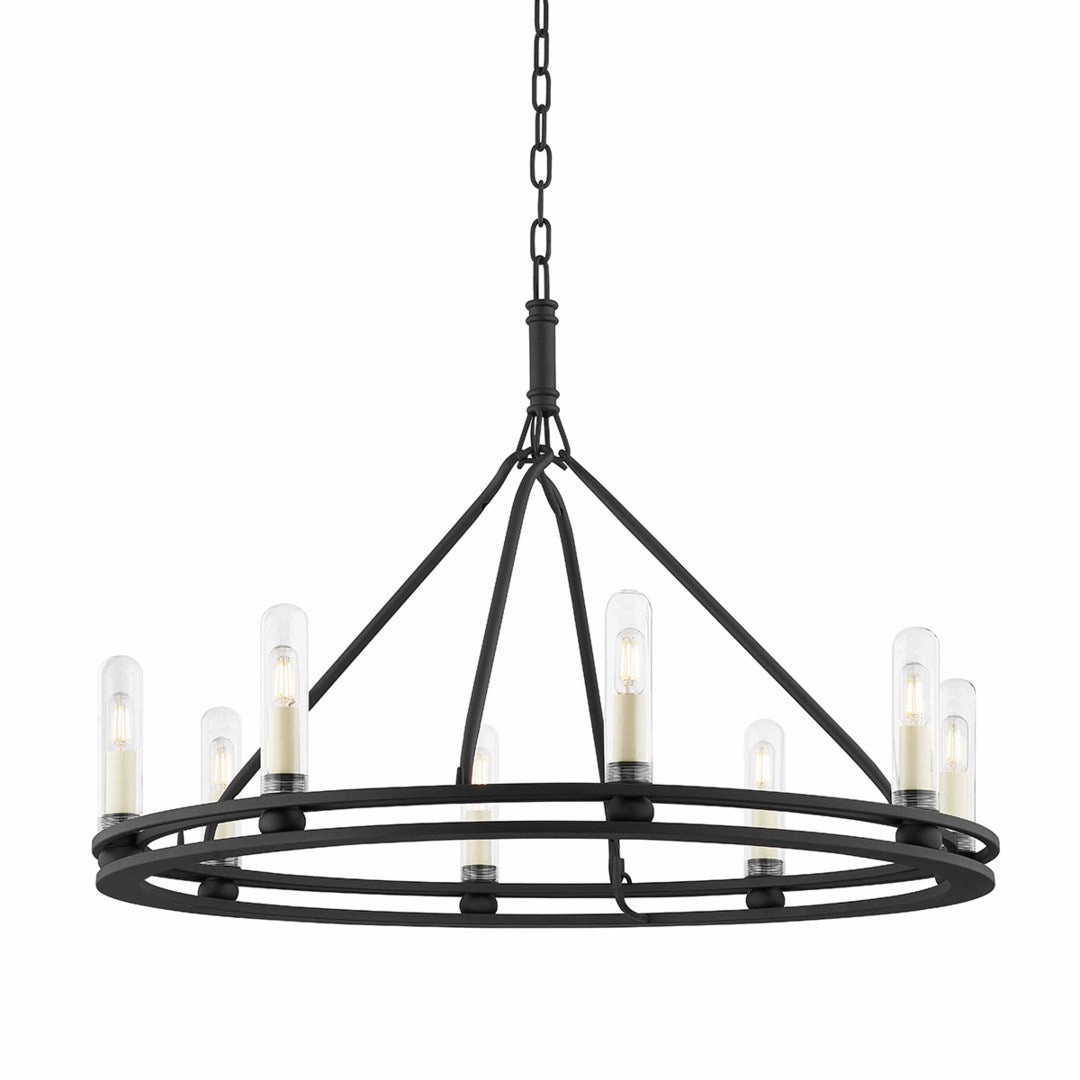 Sutton 8-Light Exterior ChandelierWeatherproof outdoor lighting