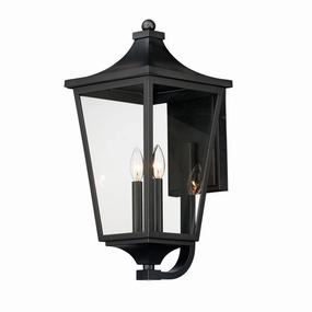 Sutton Place VX Two Light Outdoor Wall Sconce BlackOutdoor wall sconces with motion sensor