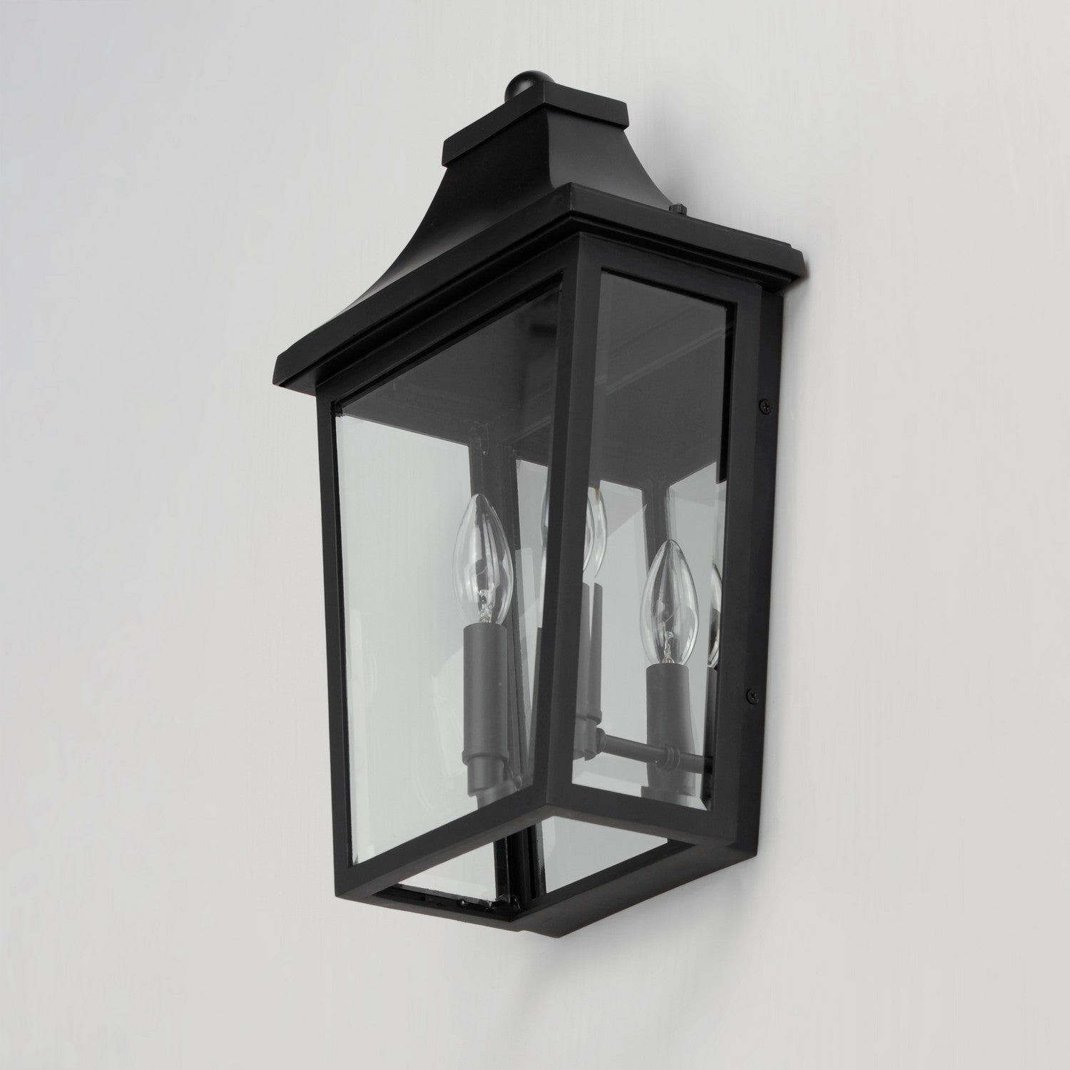 Sutton Place VX Two Light Pocket Sconce Black