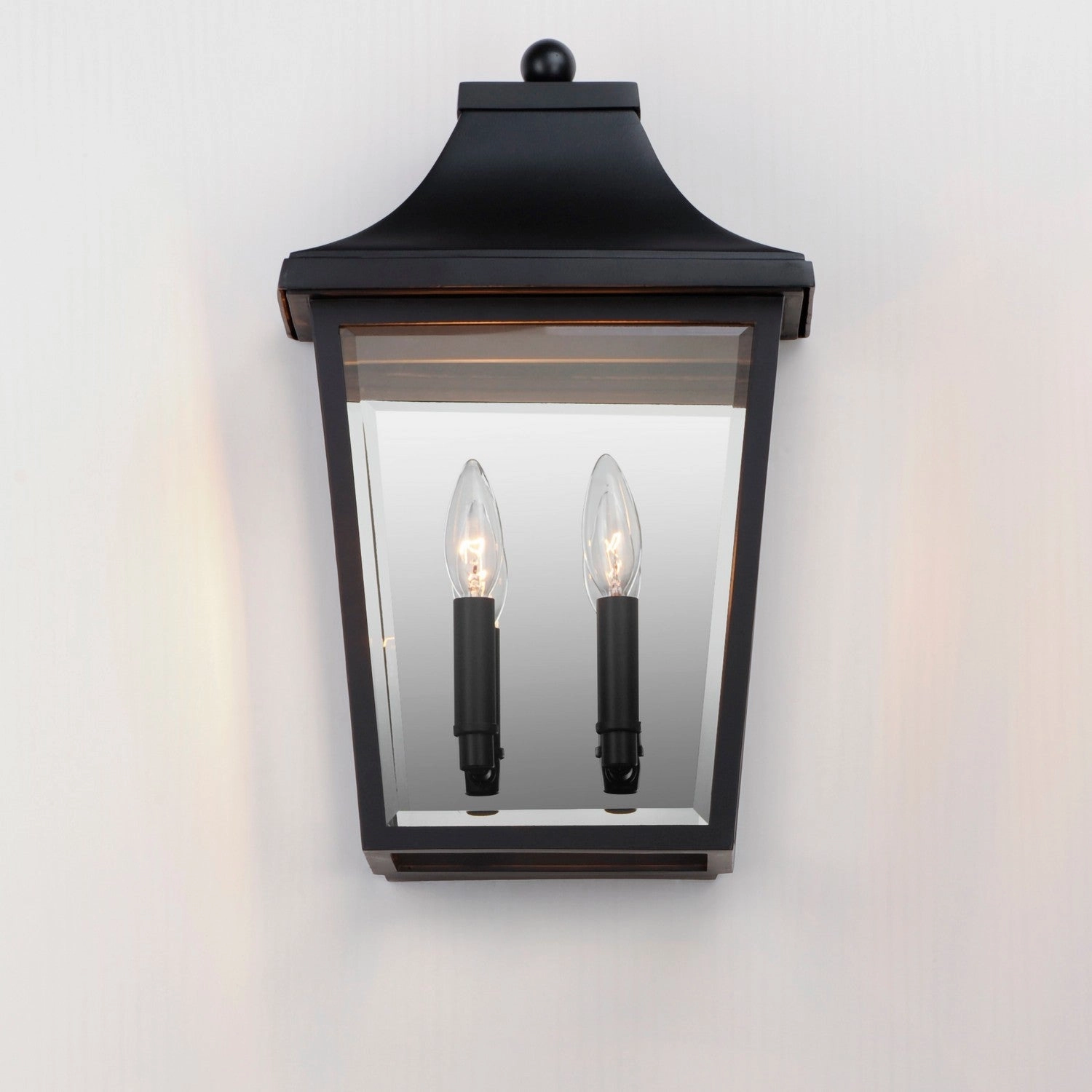 Sutton Place VX Two Light Pocket Sconce Black