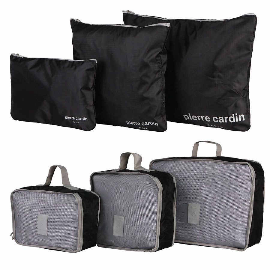 Pierre Cardin 6 Piece Travel Organiser/Packing Cubes Online Exclusive Deal