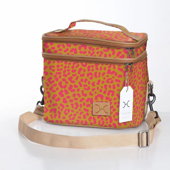 Thandana Laminated Fabric Double Decker Cooler Bag Instant Discount Flash Discount Today