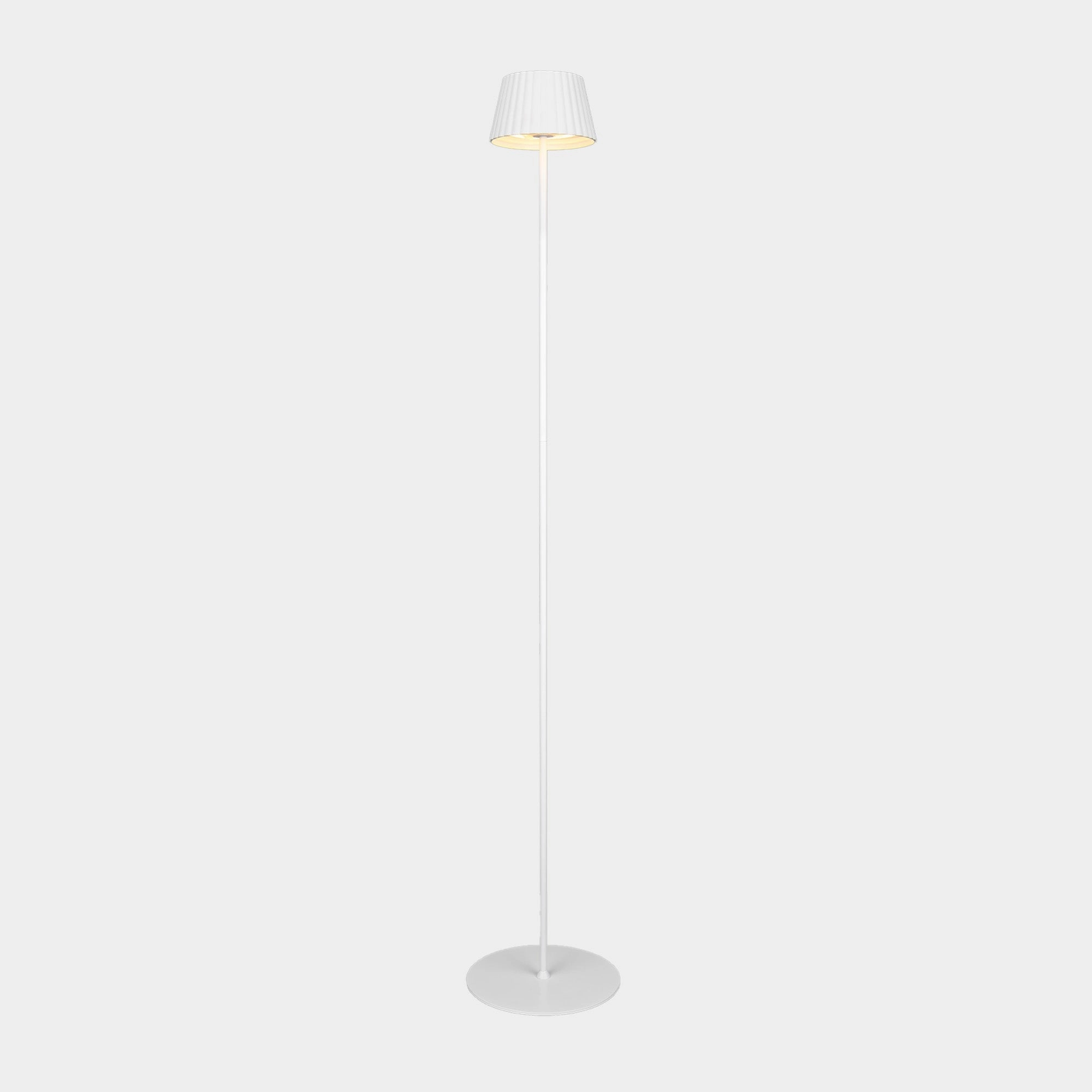 Symi - White USB Floor LampWeatherproof outdoor lighting