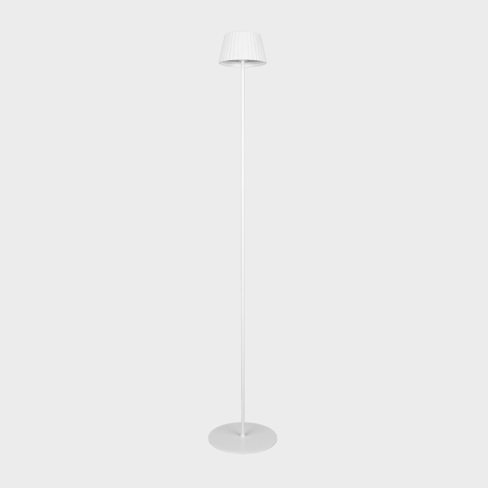 Symi - White USB Floor Lamp