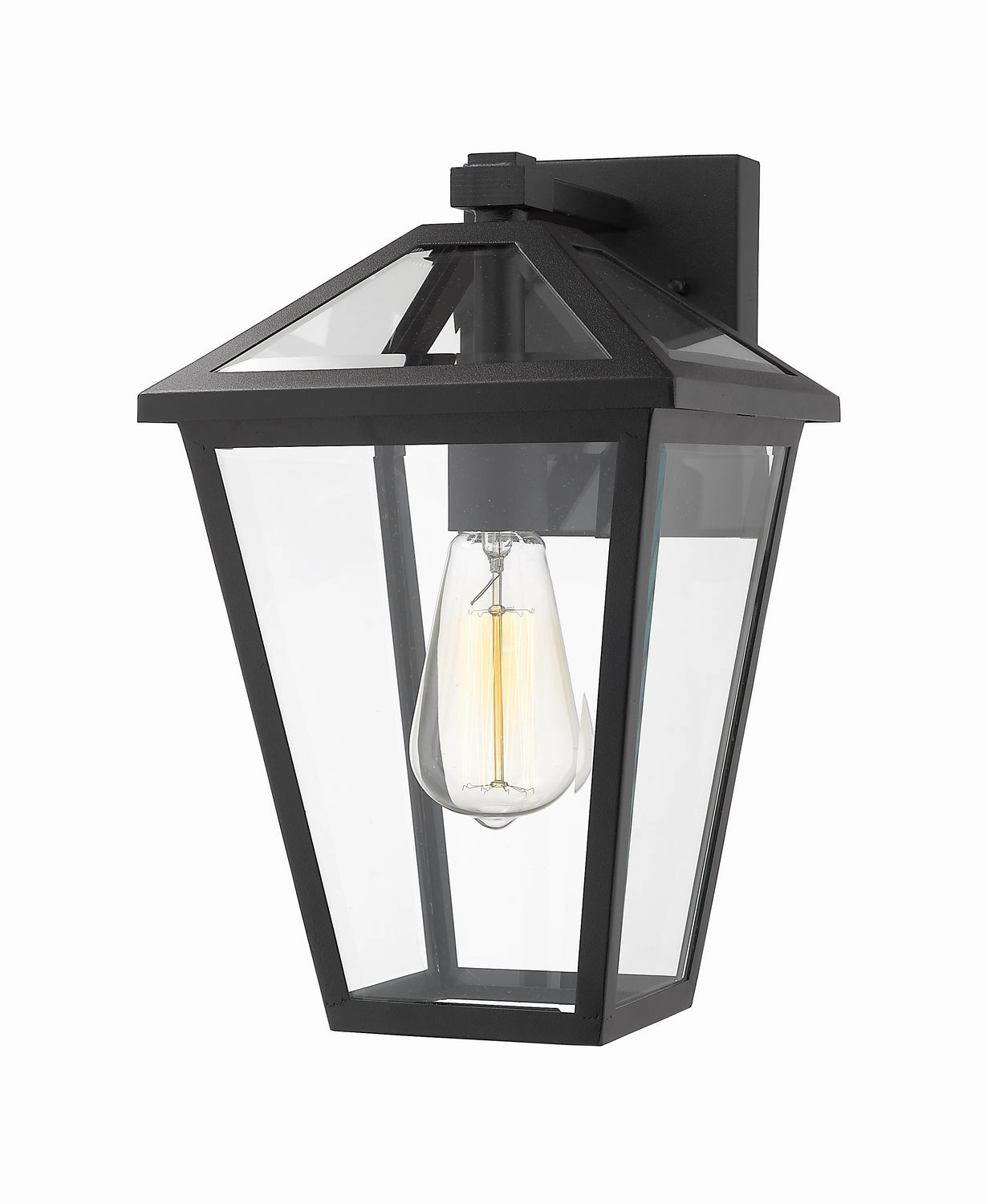 Talbot One Light Outdoor Wall Light BlackOutdoor wall sconces with motion sensor