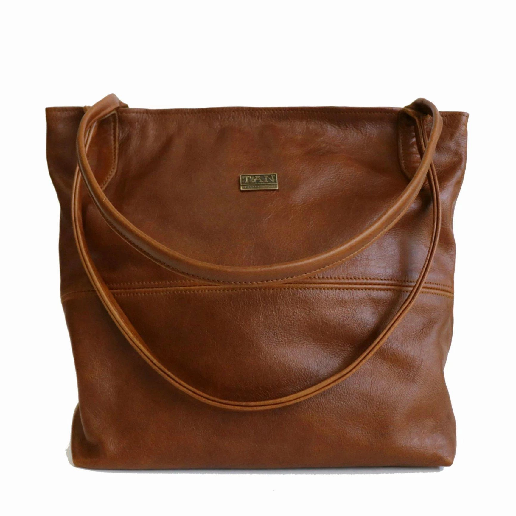 Save Big Online Clearance Sale Now Tan Leather Goods - Ashley Leather Handbag | Pecan
