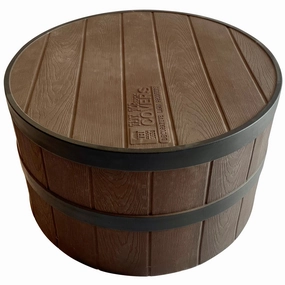 TankTop Covers Whiskey Barrel 31" Flat Top Septic Lid Enclosureoutdoor garden decorative ornaments
