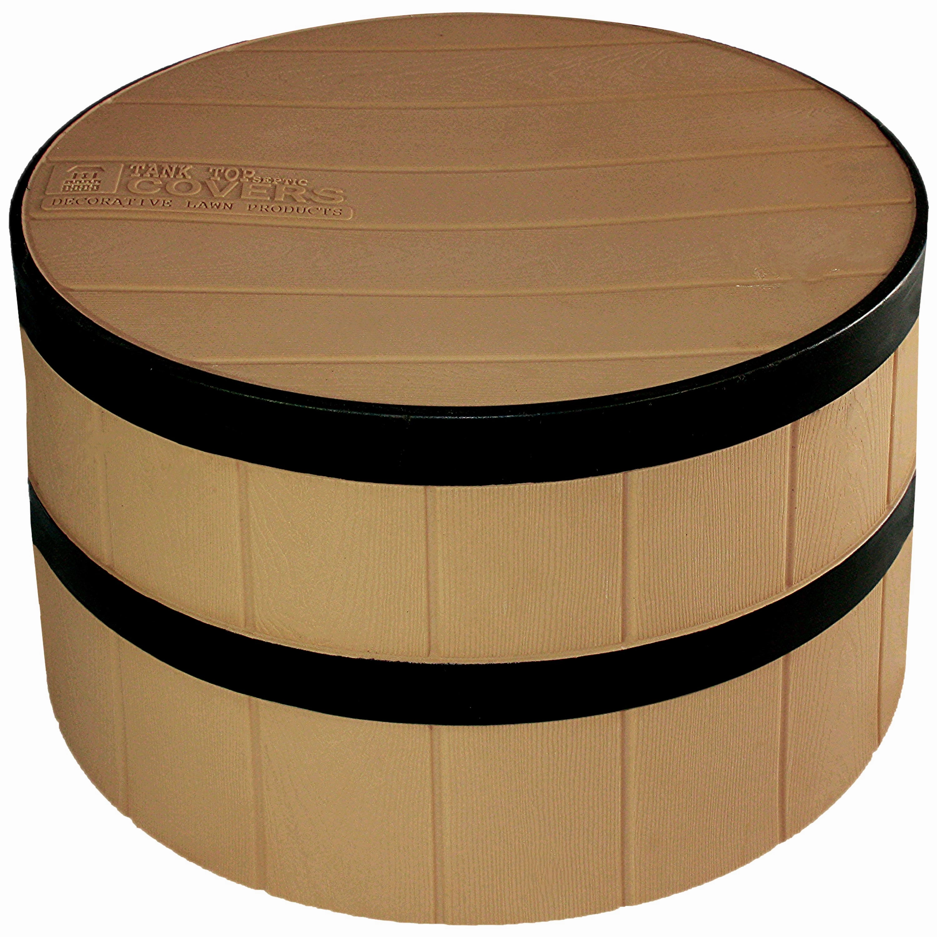TankTop Covers Whiskey Barrel 31" Flat Top Septic Lid Enclosure