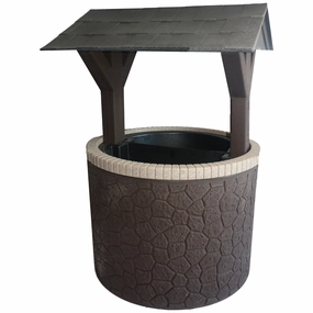 TankTop Covers Wishing Well Planter Septic Cover with Base and Roofoutdoor garden decorative ornaments