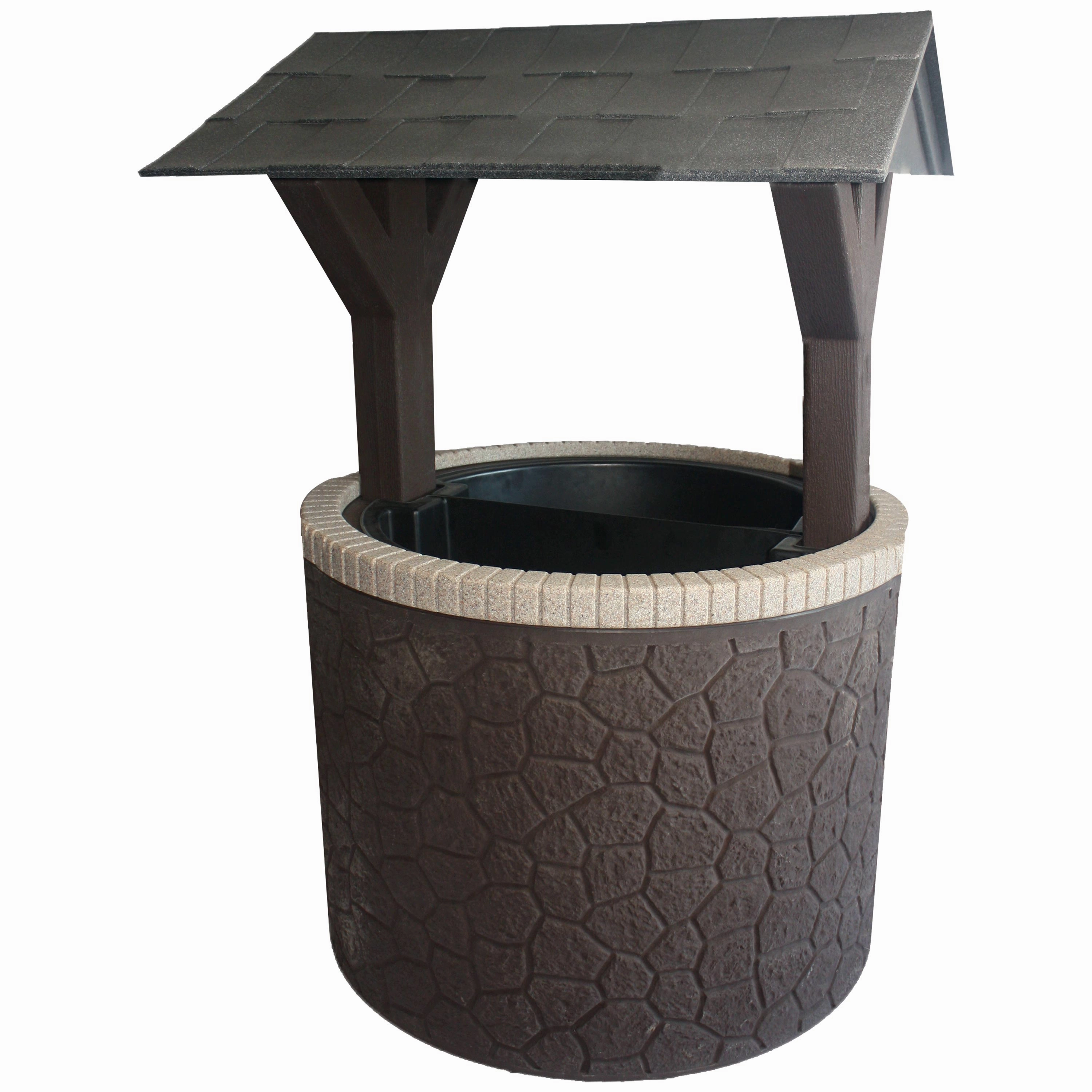TankTop Covers Wishing Well Planter Septic Cover with Base and Roofoutdoor garden decorative ornaments