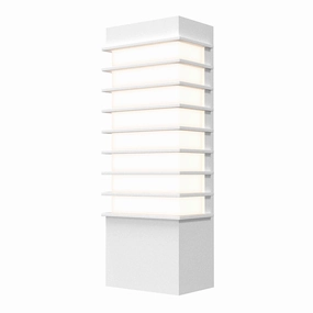 Tawa LED Wall Sconce Textured WhiteOutdoor wall sconces with motion sensor