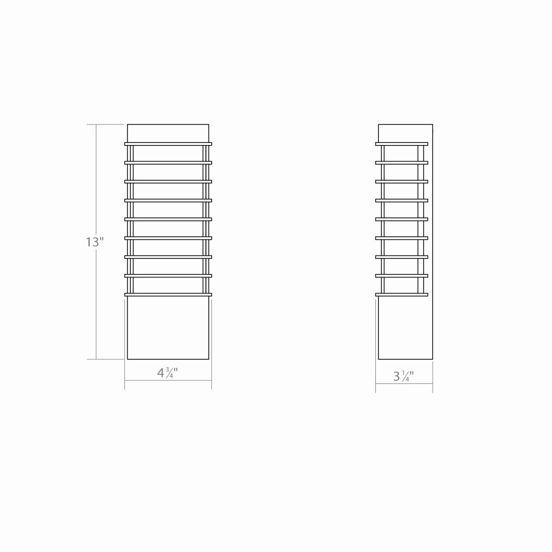 Tawa LED Wall Sconce Textured White