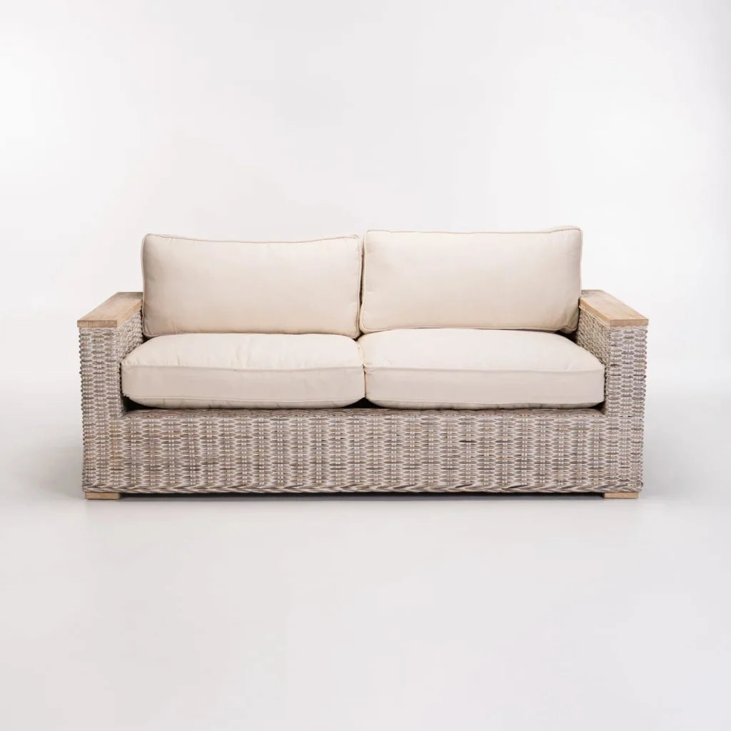 TEGAL KUBU WHITEWASH 2.5 SEATER COUCH