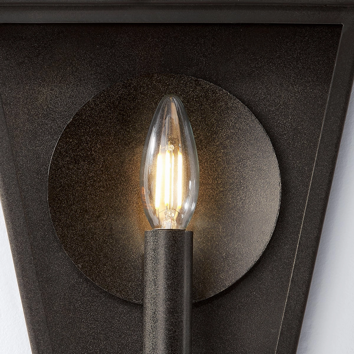 Tehama One Light Outdoor Wall Sconce French Iron