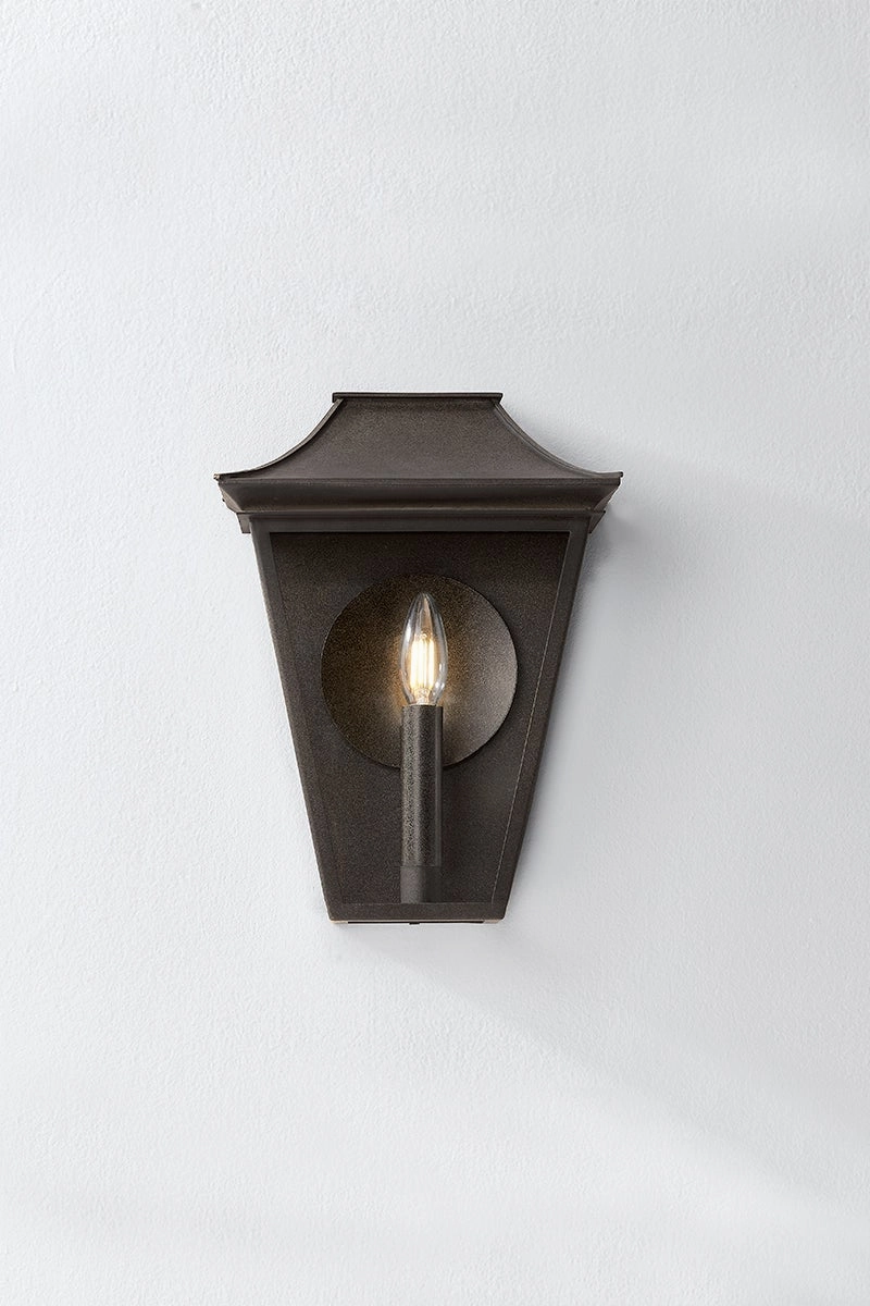 Tehama One Light Outdoor Wall Sconce French Iron