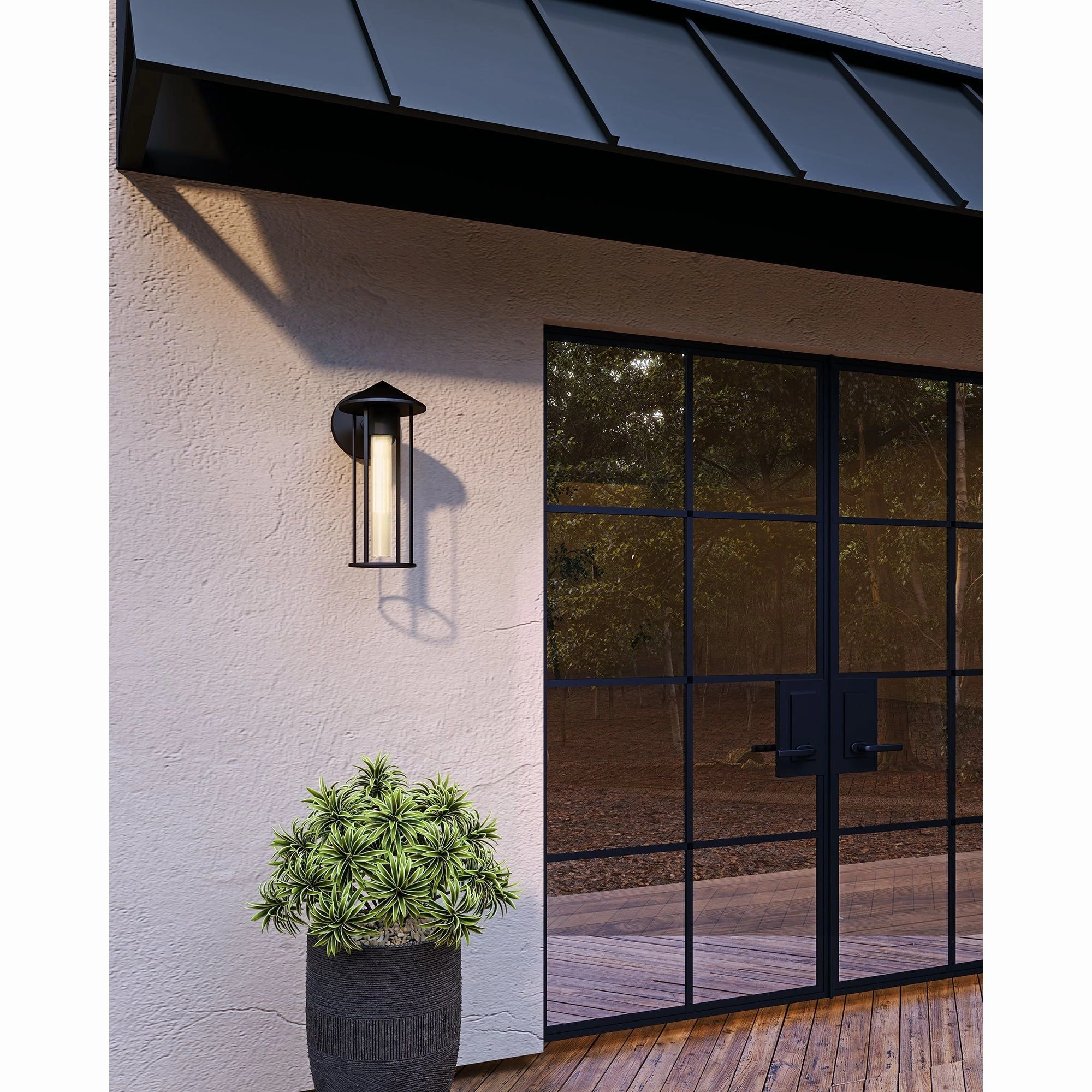 Tenko 1-Light 12" Exterior Wall