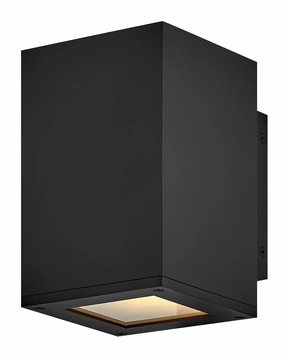 Tetra LED Wall Mount BlackOutdoor wall sconces with motion sensor