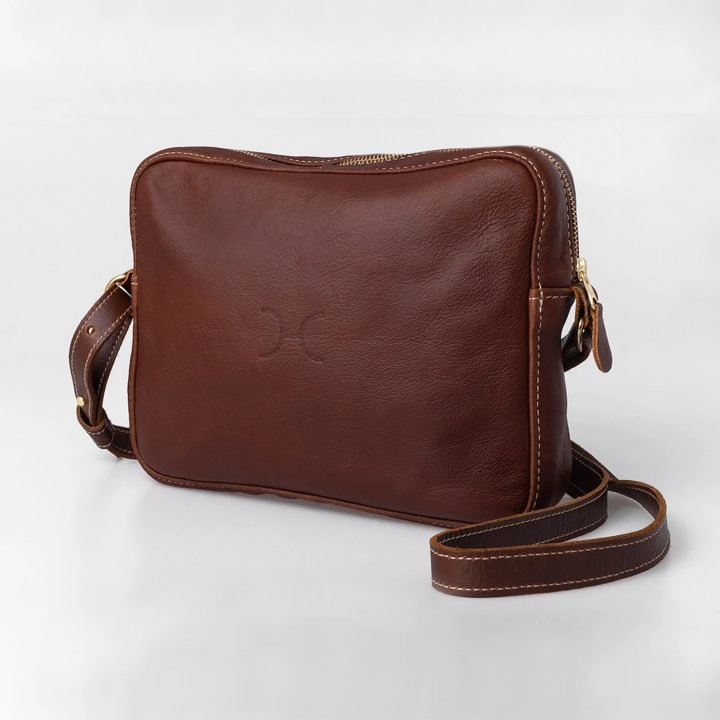 Thandana Boxy Leather Sling Handbag Todays Best Deal Online Deal Frenzy