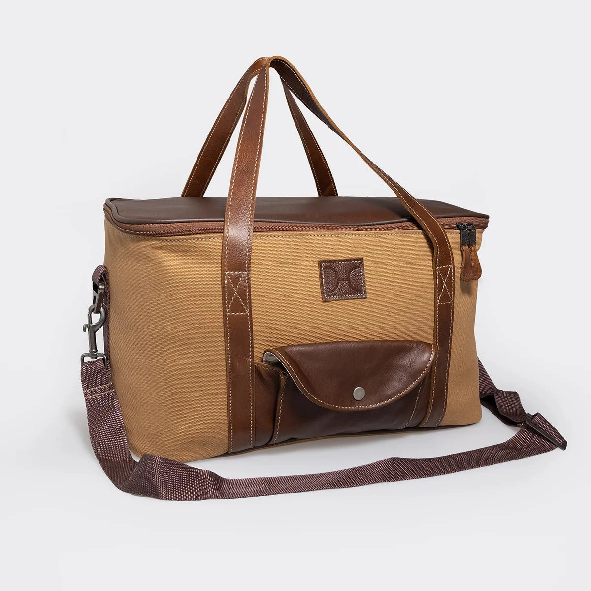 Thandana Canvas & Leather Caddy Cooler Bag Clearance Sale Now