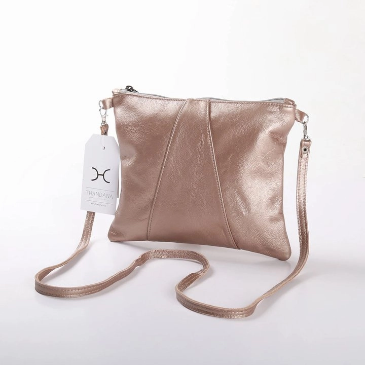 MustHave Steals Mega Sale Now Thandana Crossover Metallic Leather Handbag