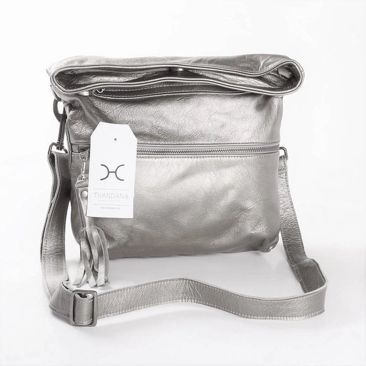 Flash Deal Alert Shop Smart Save Thandana Erica Metallic Leather Handbag