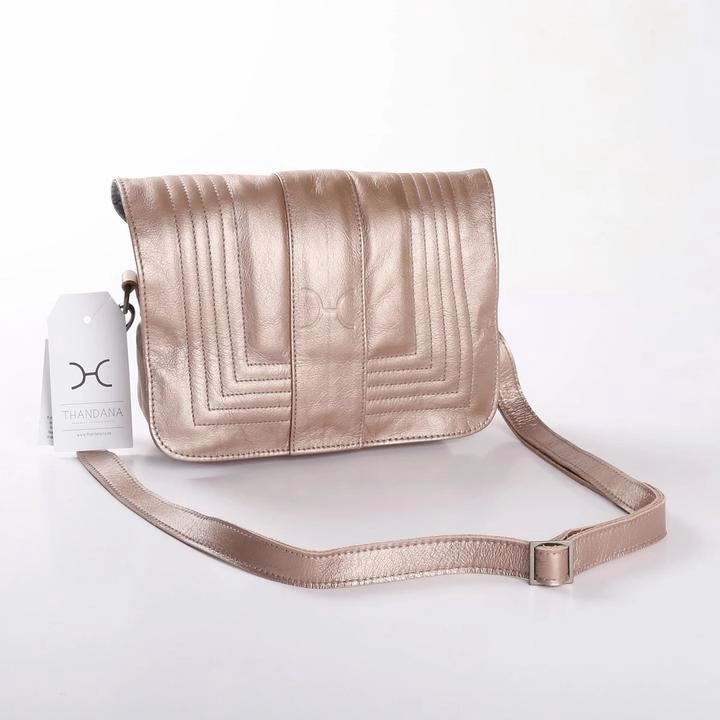 Best Price Today Daily Hot Deal Thandana Katie Metallic Leather Sling Clutch