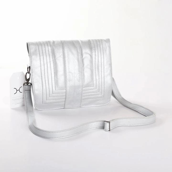 Sweet Deal Today Limited Stock Offer Thandana Katie Metallic Leather Sling Clutch