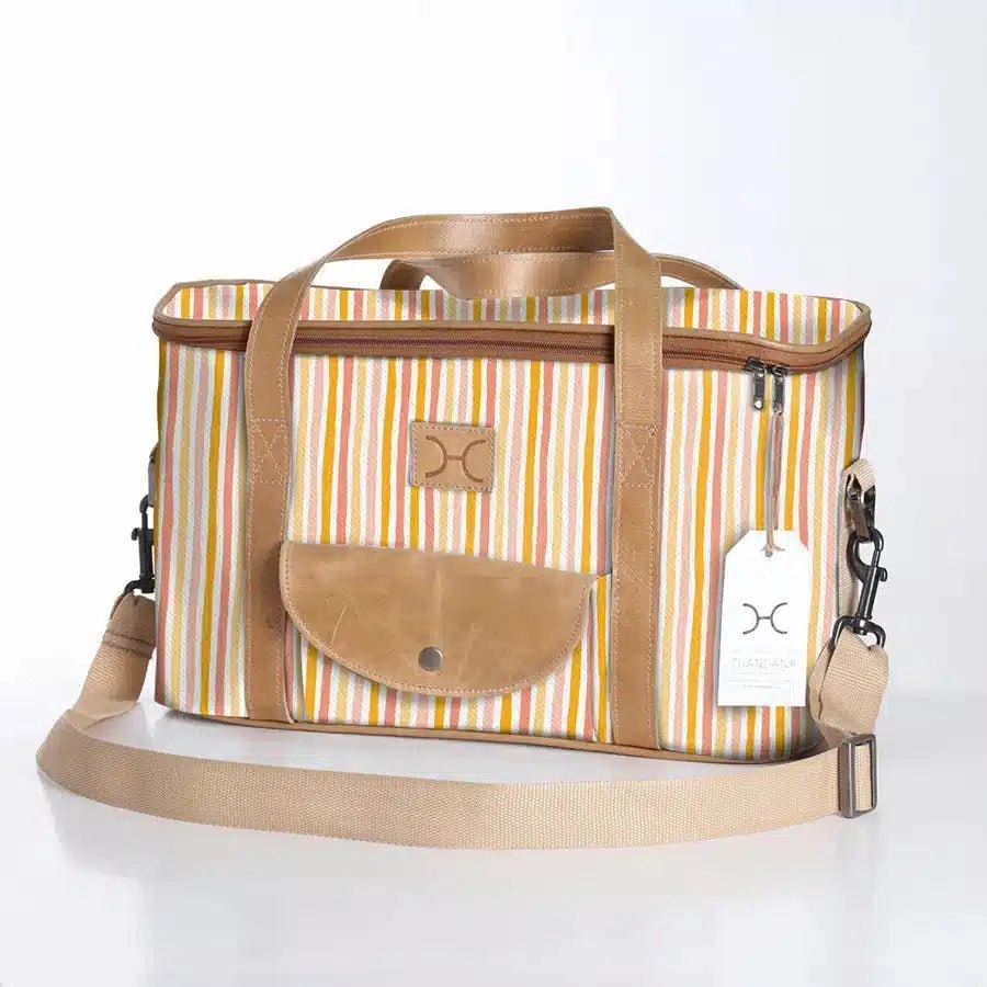 Mega Discount Today Thandana Laminated Fabric Caddy Cooler Bag