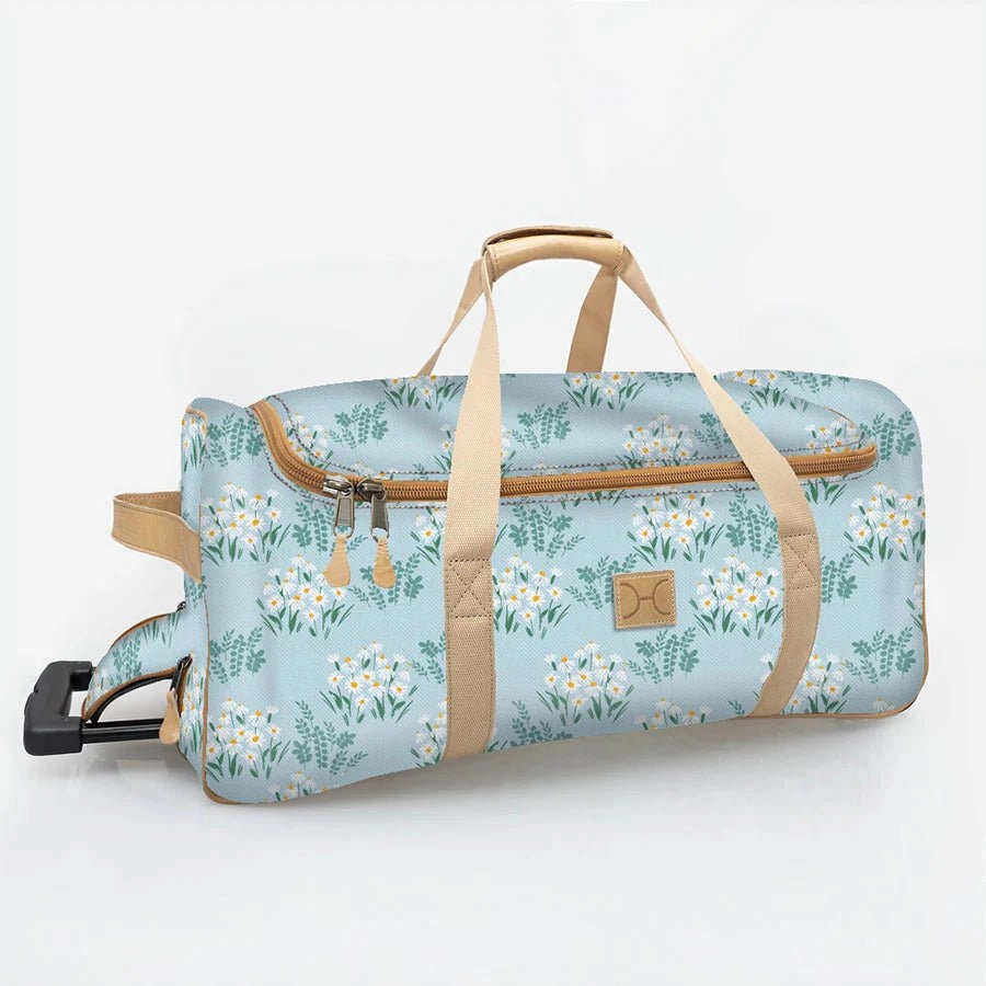 Thandana Laminated Fabric Kids Wheeled Duffel Bag Hot Sale Frenzy