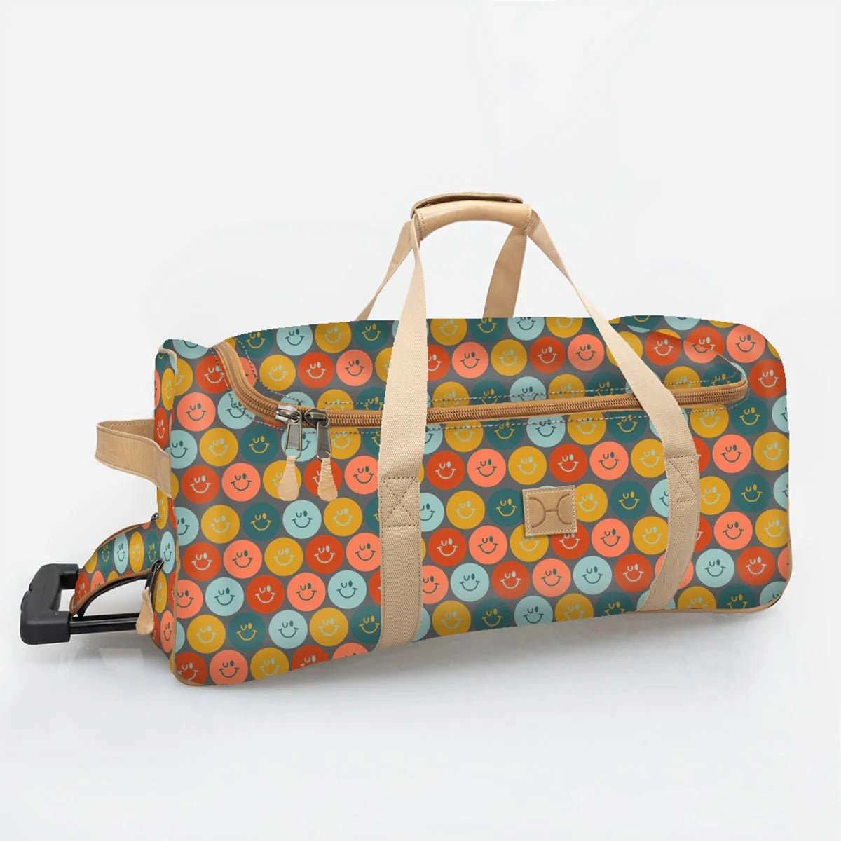 Thandana Laminated Fabric Kids Wheeled Duffel Bag Deal of the Day Today Only Discount