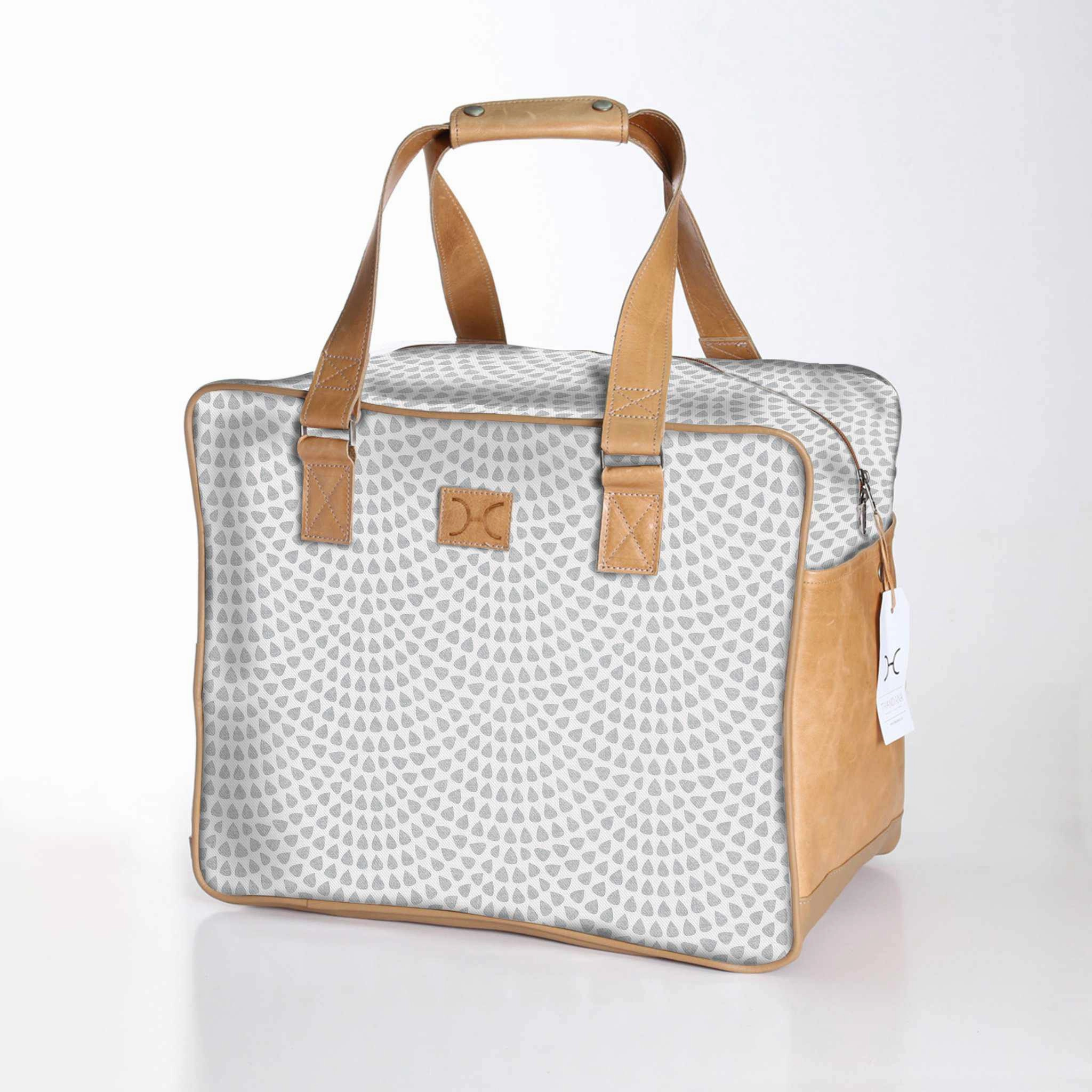 Daily Clearance Deal Grab Your Hot Pick Thandana Laminated Fabric Large Weekender Bag