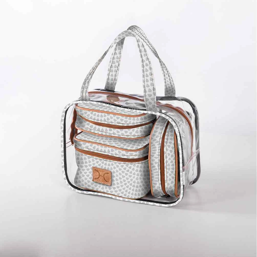 Clearance Sale Now Weekend Specials Thandana Laminated Fabric Maxi Cosmetic Set