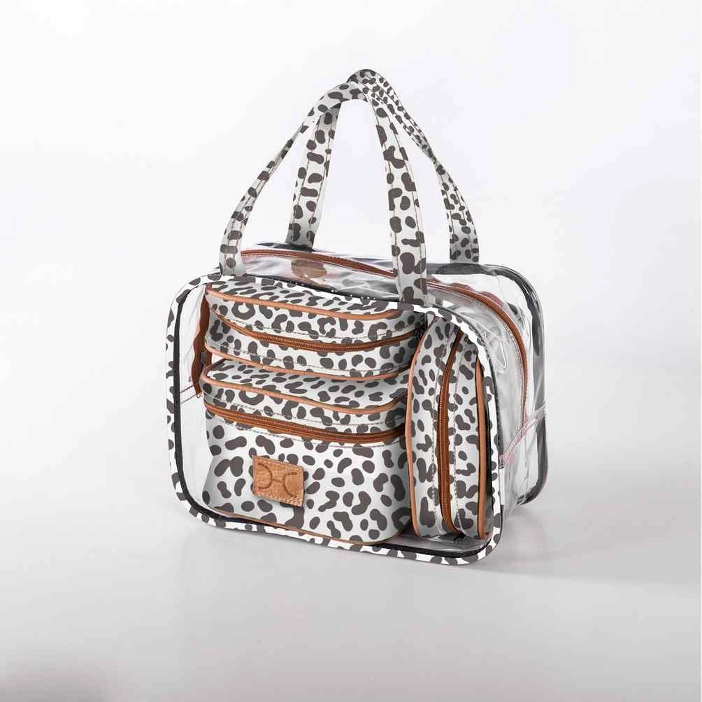 Todays Steal Flash Sale Now Thandana Laminated Fabric Maxi Cosmetic Set